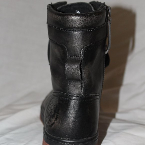 Diesel Basket Butch Zippy Leather Boots 7 US - Picture 6 of 7